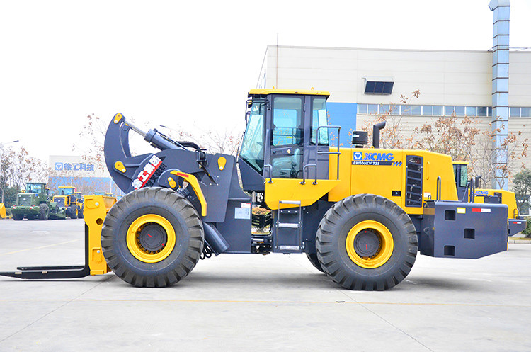 XCMG Official 25 ton forklift wheel loader LW600KV-T25 front wheel forklift loader machine price